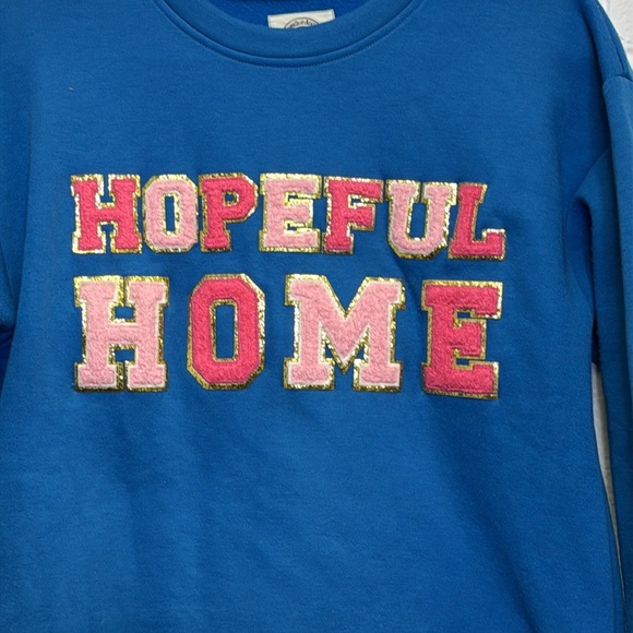 Blue Hopeful Home Sweatshirt - Picture 2 of 6